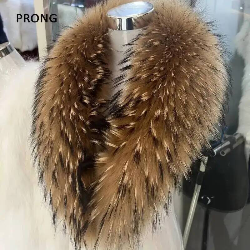 Winter Clothing For Sale - 자연 너구리 모피 칼라 리얼 모피