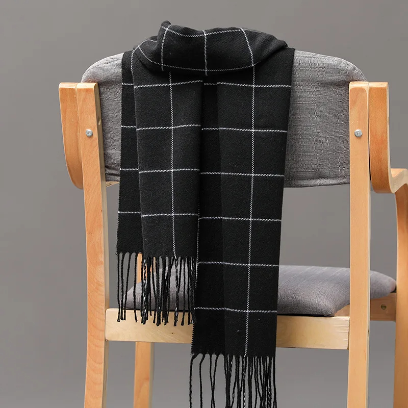 Cashmere Scarf Wrap - 2023 새로운 겨울 남성 스카프 따뜻한