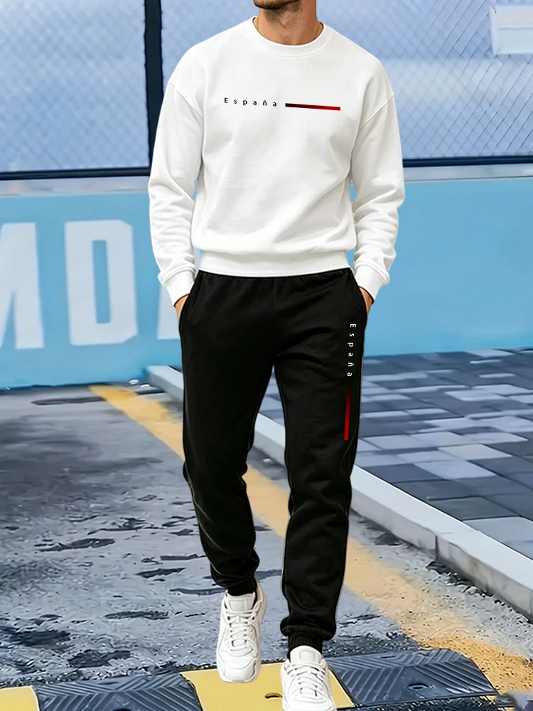 Winter Clothing For Sale - 핫세일 트랙슈트 남성 캐주얼 O넥 풀오버