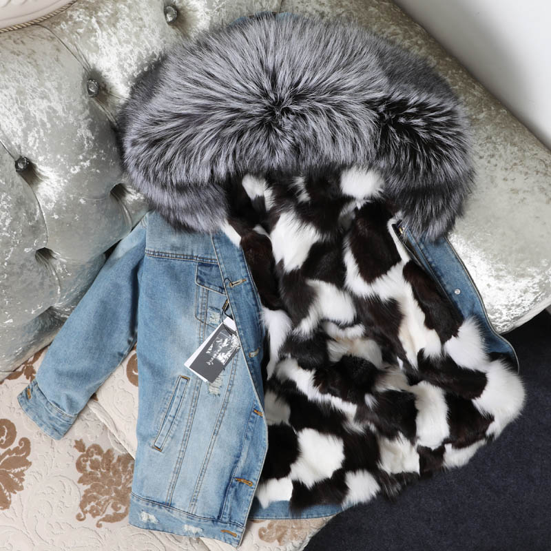 Winter Clothing For Dogs - MAOMAOKONG-천연 모피 칼라 리얼 여우 모피