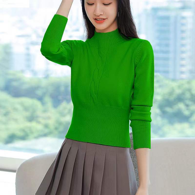 Winter Clothing Korean - 패션 스탠드 칼라 한국 스타일 단색