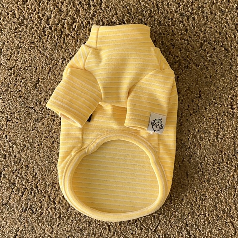 펫 바텀 셔츠 테디 베이지 스트라이프 조끼 비숑 프리제 - Winter Clothing For Dogs 리뷰 및 가격