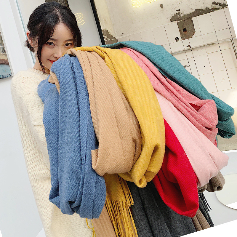 VISROVER 신상 20가지 색상 여성 겨울 스카프  - Cashmere Scarf Wrap 리뷰 및 가격