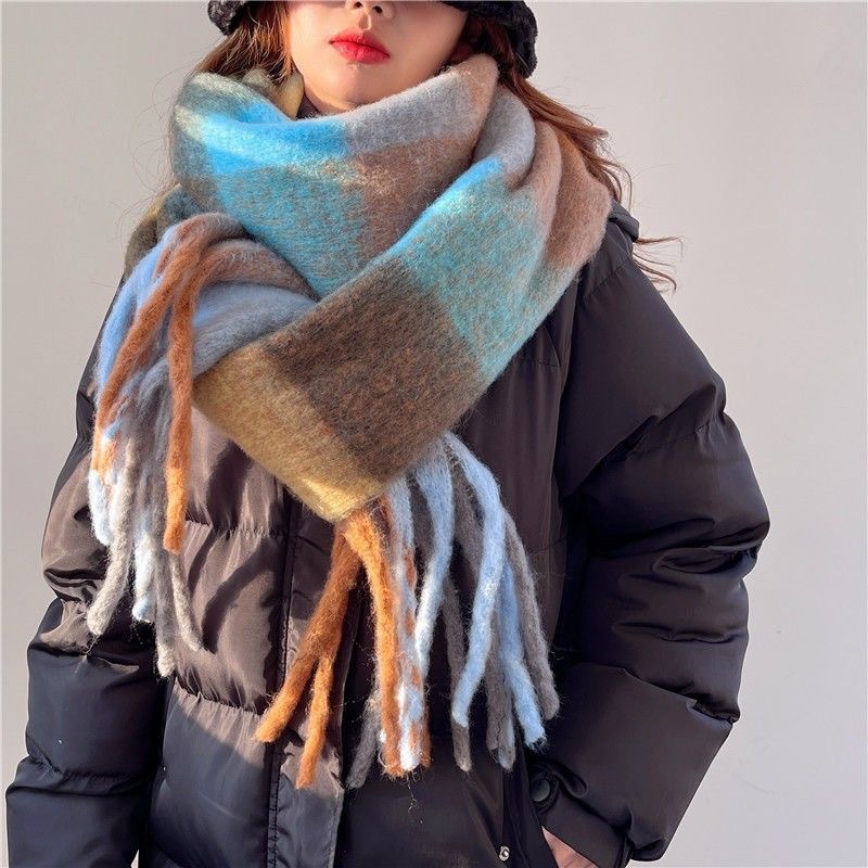 2025New 겨울 두꺼운 따뜻한 스카프 여성 캐시미어 - Cashmere Scarf Wrap 리뷰 및 가격