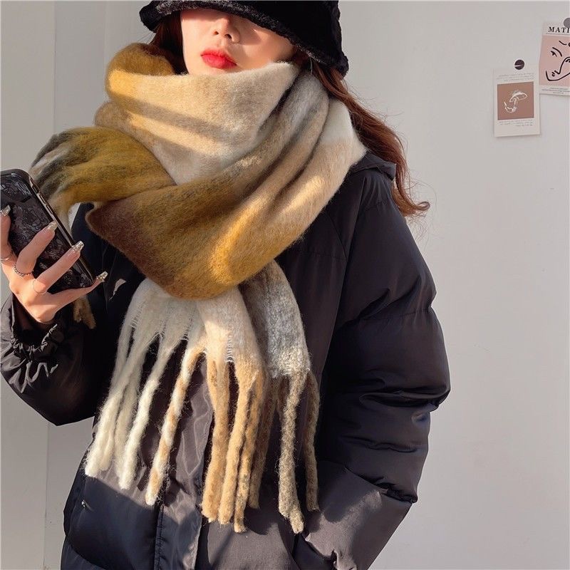 2025New 겨울 두꺼운 따뜻한 스카프 여성 캐시미어 - Cashmere Scarf Wrap 리뷰 및 가격