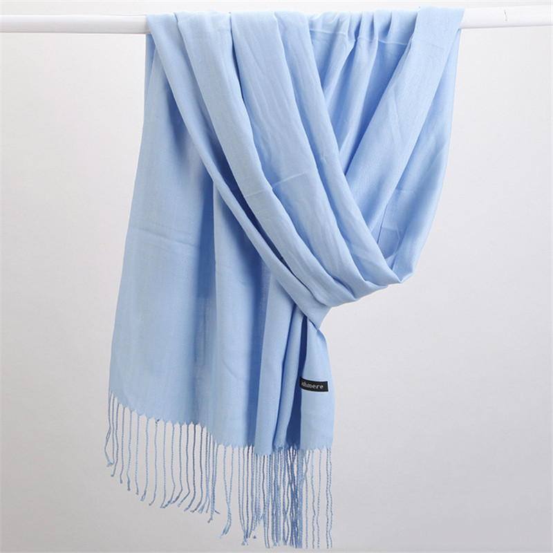패션 솔리드 컬러 2023 여성 스카프 겨울 Hijab - Cashmere Scarf Wrap 리뷰 및 가격