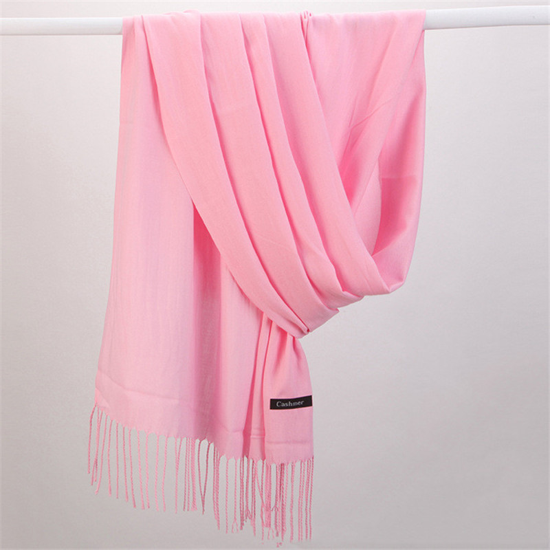 패션 솔리드 컬러 2023 여성 스카프 겨울 Hijab - Cashmere Scarf Wrap 리뷰 및 가격