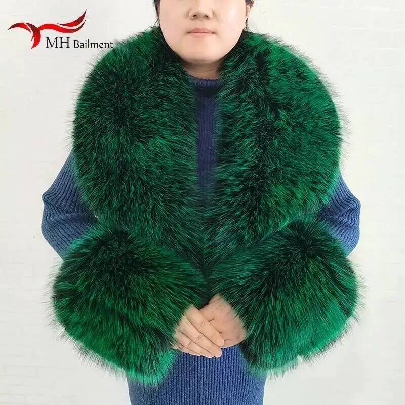 큰 사이즈 여성용 인조 여우털 스카프 겨울 재킷 따뜻한 - Winter Clothing For Sale 리뷰 및 가격