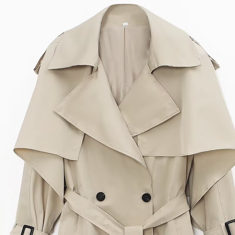 Dave&Di 여성 의류 미니멀리스트 카키 트렌치 코트 - Jack Winter Clothing 리뷰 및 가격