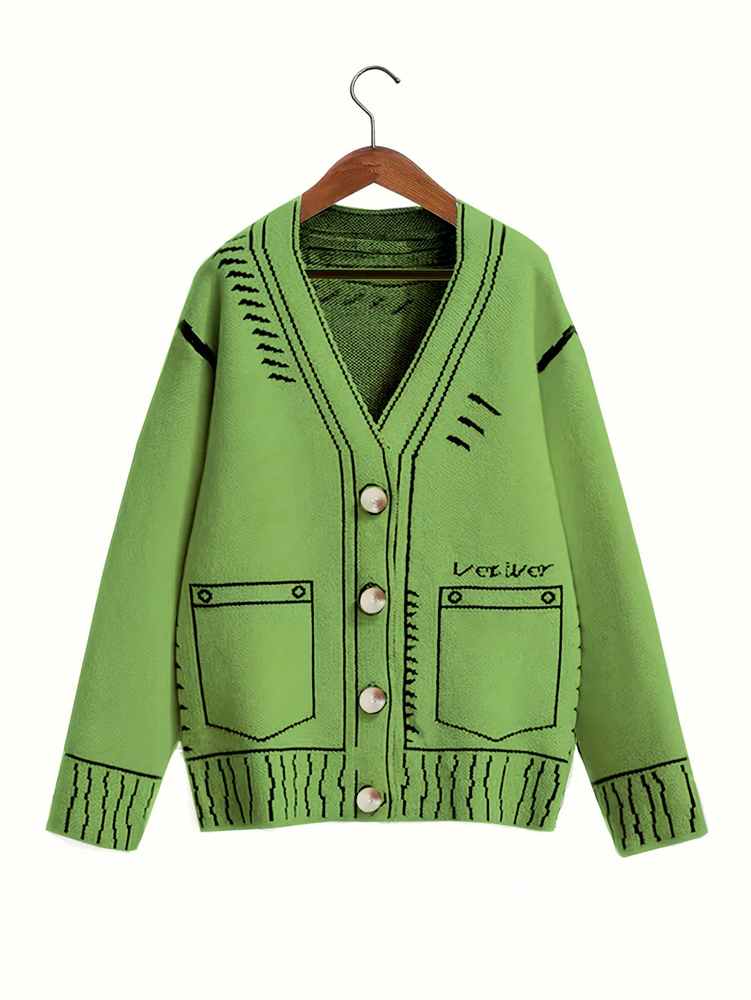 플러스 사이즈 여성용 버튼업 가디건 가을 겨울 파인 라 - Winter Clothing For Sale 리뷰 및 가격