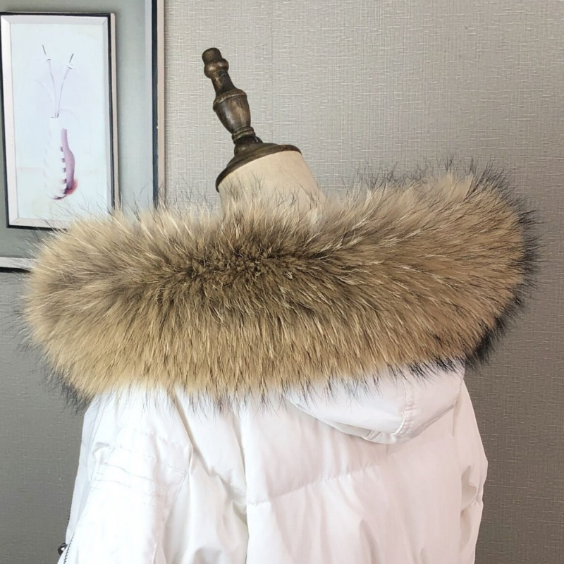 코트 파카 여성용 리얼 모피 칼라 자켓 용 겨울 천연  - Winter Clothing For Sale 리뷰 및 가격