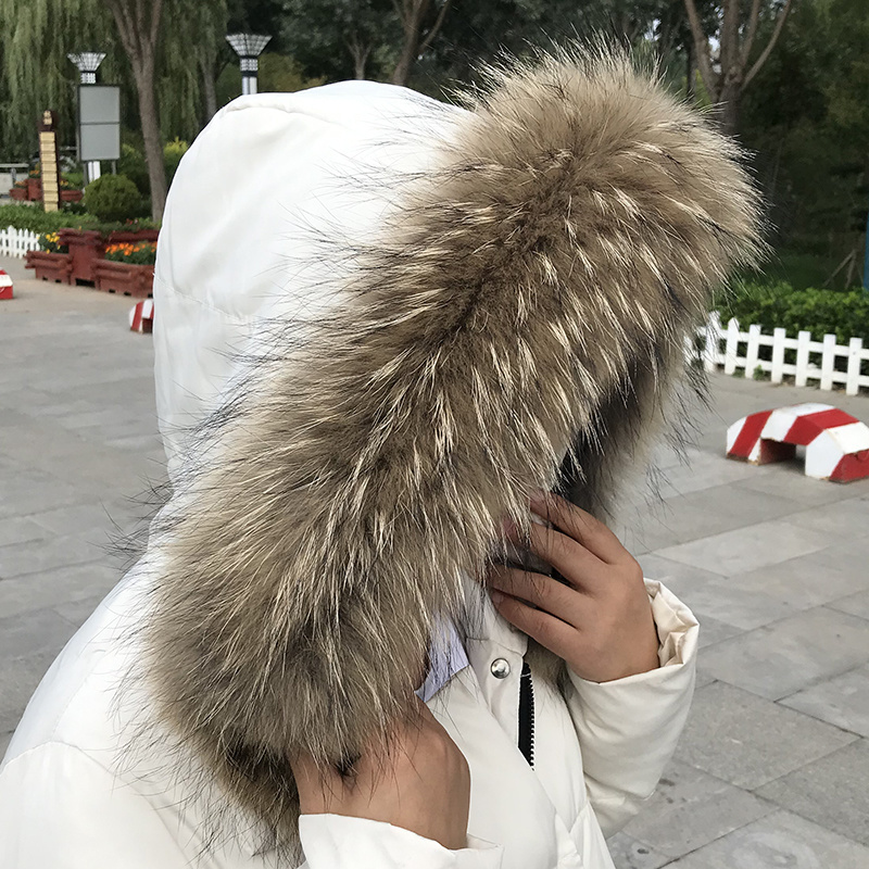 코트 파카 여성용 리얼 모피 칼라 자켓 용 겨울 천연  - Winter Clothing For Sale 리뷰 및 가격