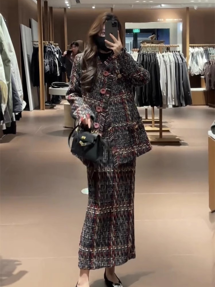 겨울 신상 여성 패션 고급스러운 분위기의 굵은 직조 작 - Winter Clothing For Sale 리뷰 및 가격