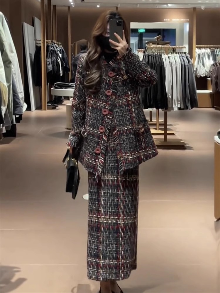 겨울 신상 여성 패션 고급스러운 분위기의 굵은 직조 작 - Winter Clothing For Sale 리뷰 및 가격