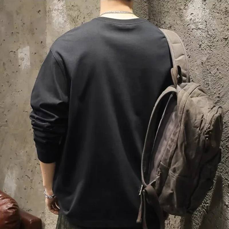 남성용 순면 맨투맨 뉴욕 프린트 긴팔 티셔츠, 가을 겨 - Winter Clothing New York 리뷰 및 가격