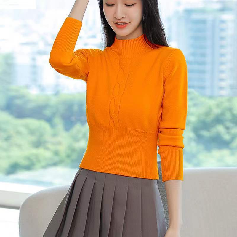 패션 스탠드 칼라 한국 스타일 단색 블라우스 여성 의류 - Winter Clothing Korean 리뷰 및 가격