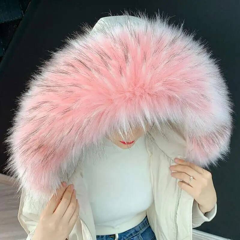 분리형 가짜 모피 칼라 초대형 따뜻한 가짜 모피 스카프 - Winter Clothing For Sale 리뷰 및 가격
