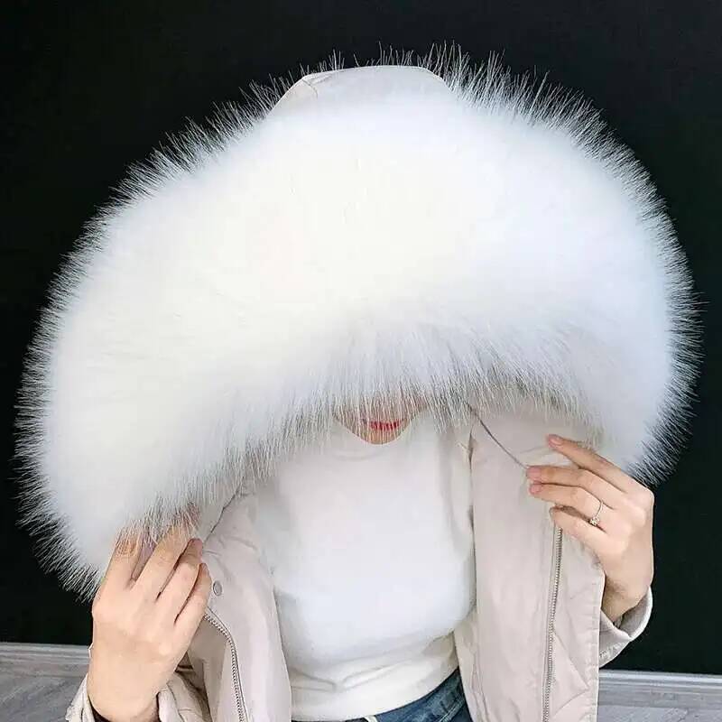 분리형 가짜 모피 칼라 초대형 따뜻한 가짜 모피 스카프 - Winter Clothing For Sale 리뷰 및 가격