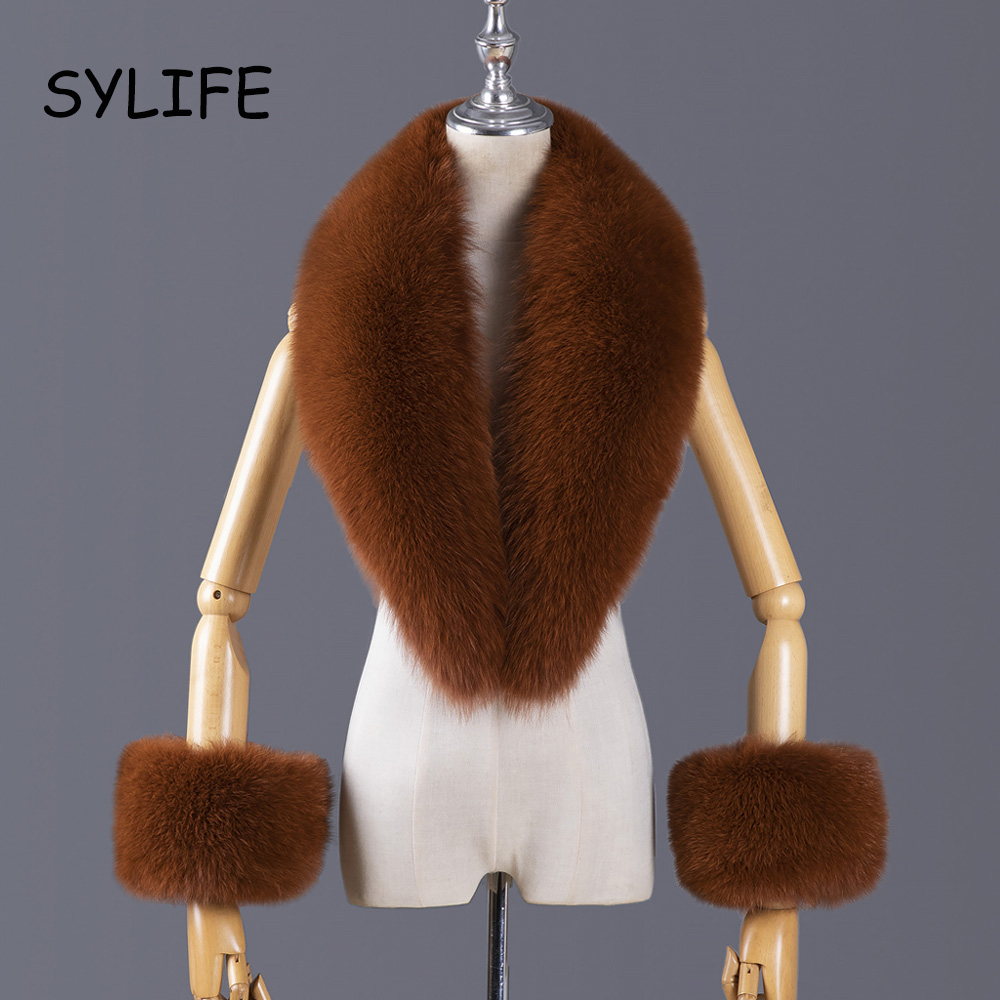 2025 리얼 폭스 퍼 칼라 겨울 여성용 고급 털 스카 - Winter Clothing For Sale 리뷰 및 가격