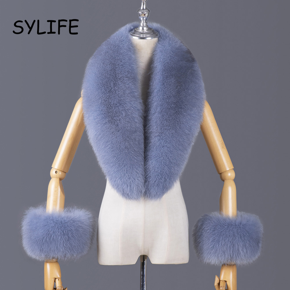 2025 리얼 폭스 퍼 칼라 겨울 여성용 고급 털 스카 - Winter Clothing For Sale 리뷰 및 가격