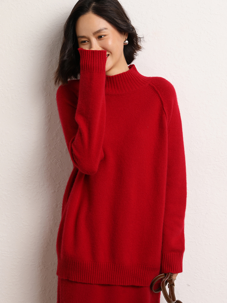 한국 인기 여성 스웨터 풀오버 100% 캐시미어 겨울  - Winter Clothing Korean 리뷰 및 가격