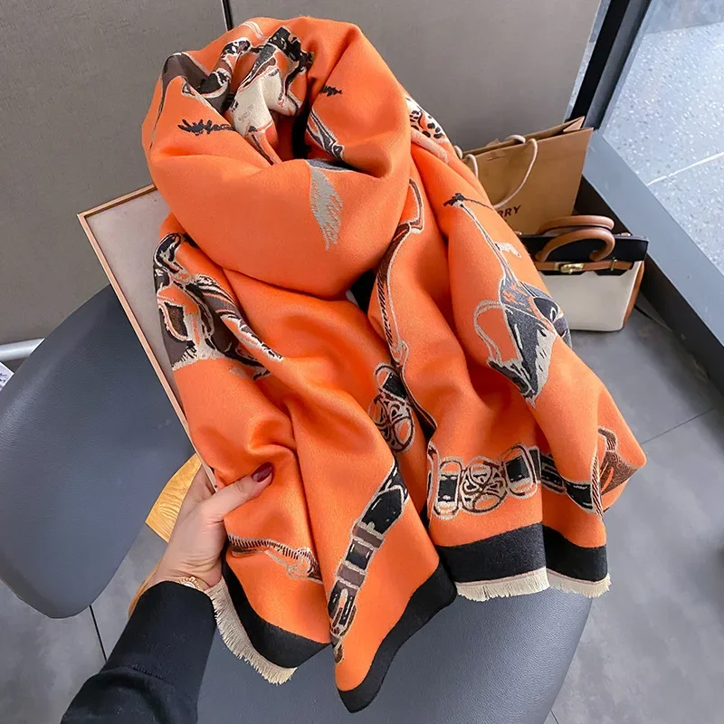 2024 럭셔리 따뜻한 파시미나 목도리 여성 스카프 두 - Cashmere Scarf Wrap 리뷰 및 가격