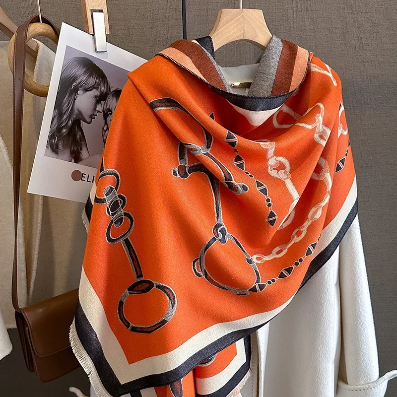 2024 럭셔리 따뜻한 파시미나 목도리 여성 스카프 두 - Cashmere Scarf Wrap 리뷰 및 가격